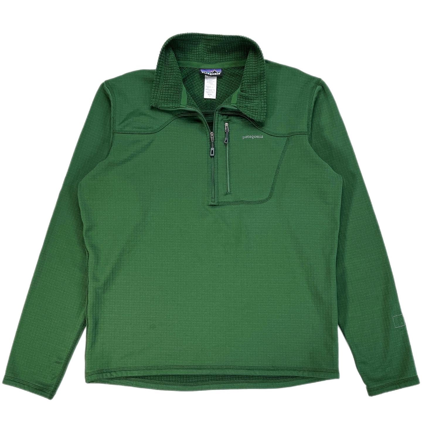 2011 Patagonia Mens R1 Pullover, Balsam Green (L)