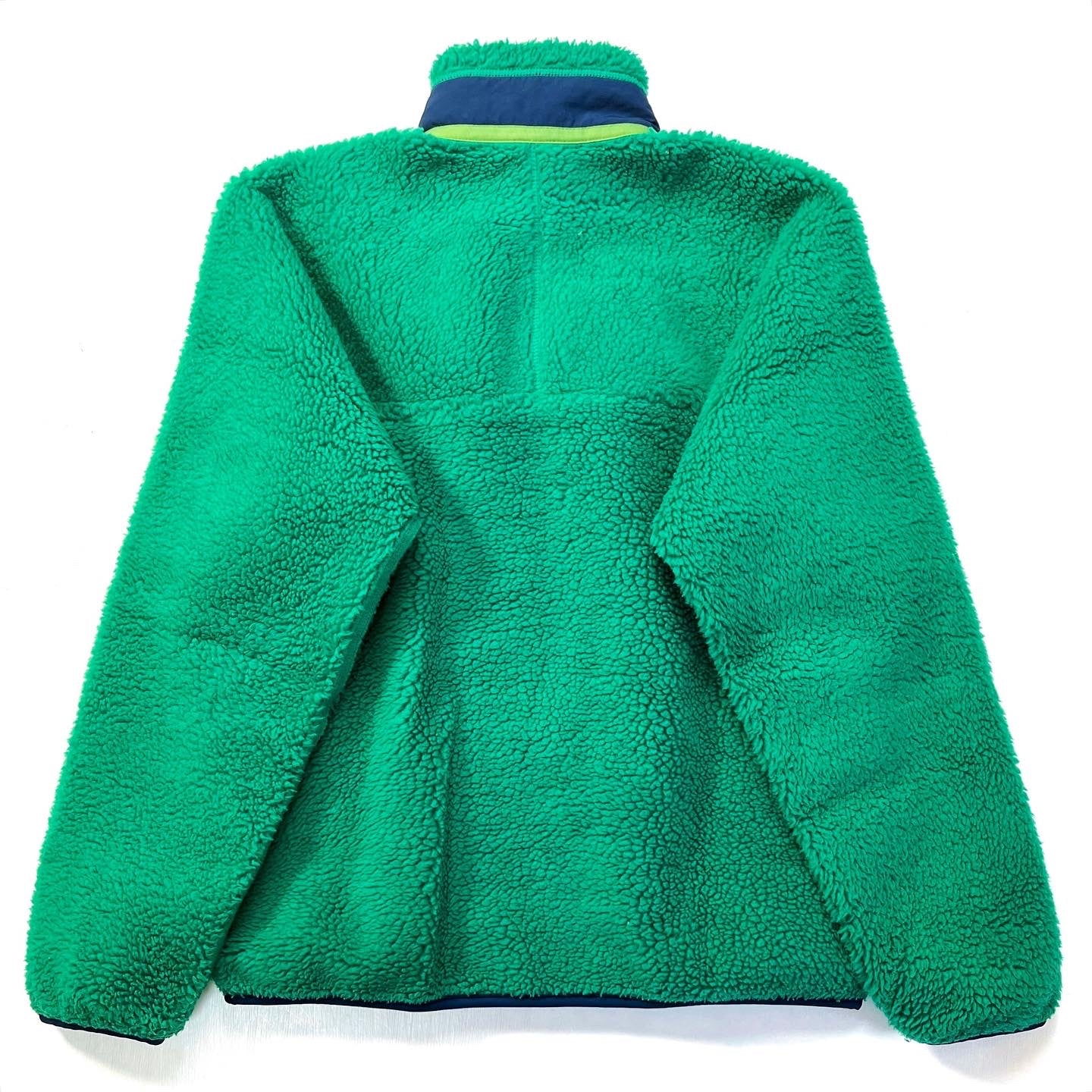 2011 Patagonia Mens Classic Retro-X Jacket, Emerald & Navy (S)