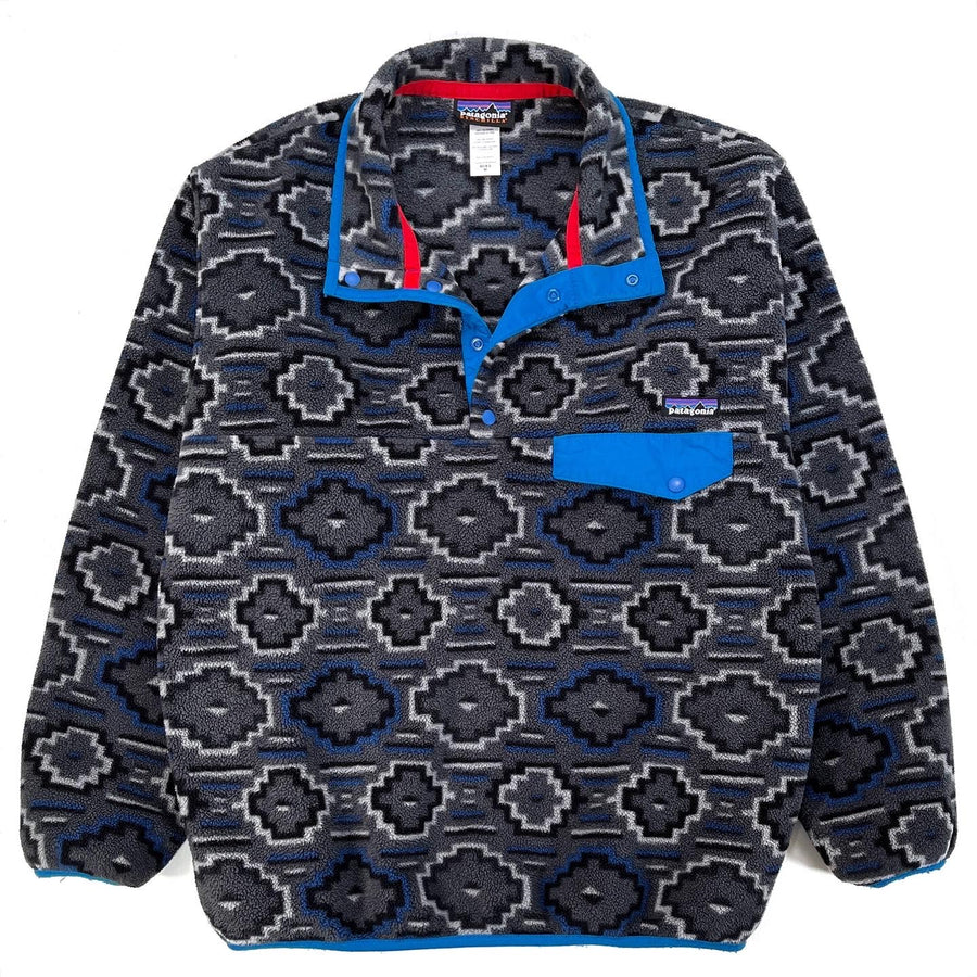 2012 Patagonia Printed Synchilla Snap-T, Yanaba: Forge Grey (M/L)