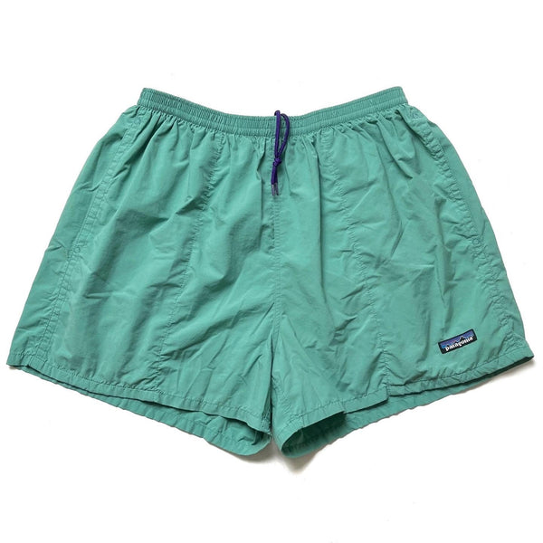 1999 Patagonia Mens 4” Baggies Shorts, Tropical Green (L)
