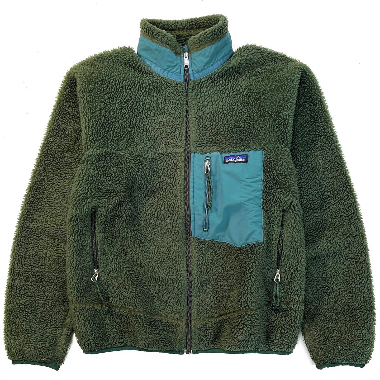 2000 Patagonia Made In The U.S.A. Retro-X Jacket, Dark Moss (S)