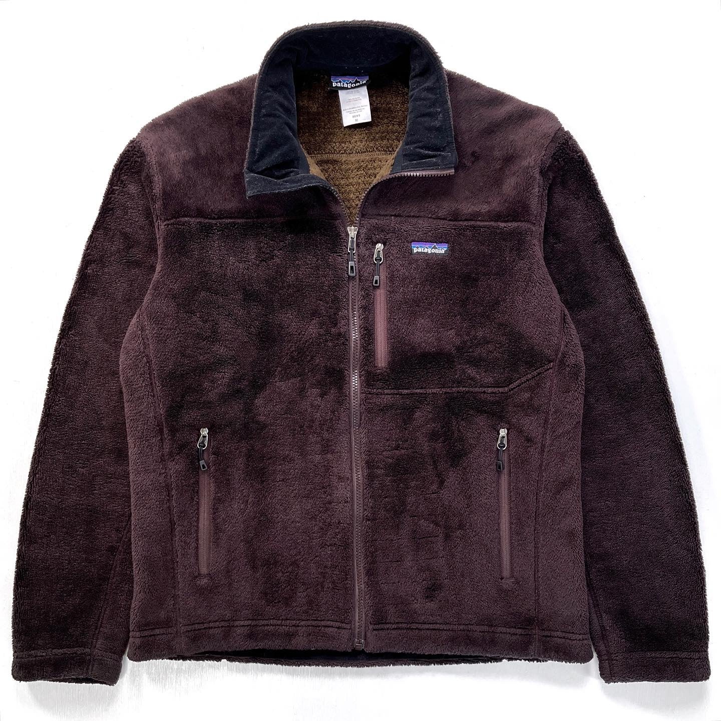 2010 Patagonia Mens R4 Fleece Jacket, Bitter Chocolate (M)