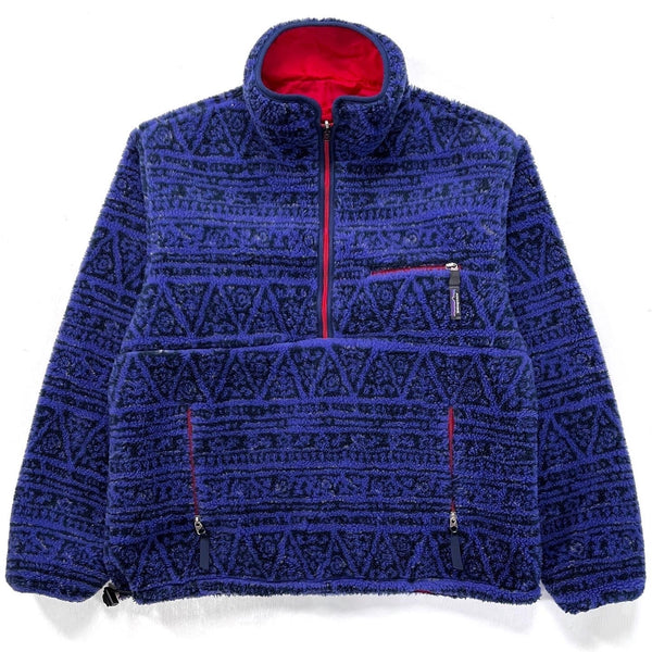 1996 Patagonia Reversible Deep Pile Glissade Pullover, Sarasa (L)