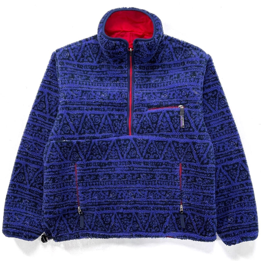 1996 Patagonia Reversible Deep Pile Glissade Pullover, Sarasa (L)