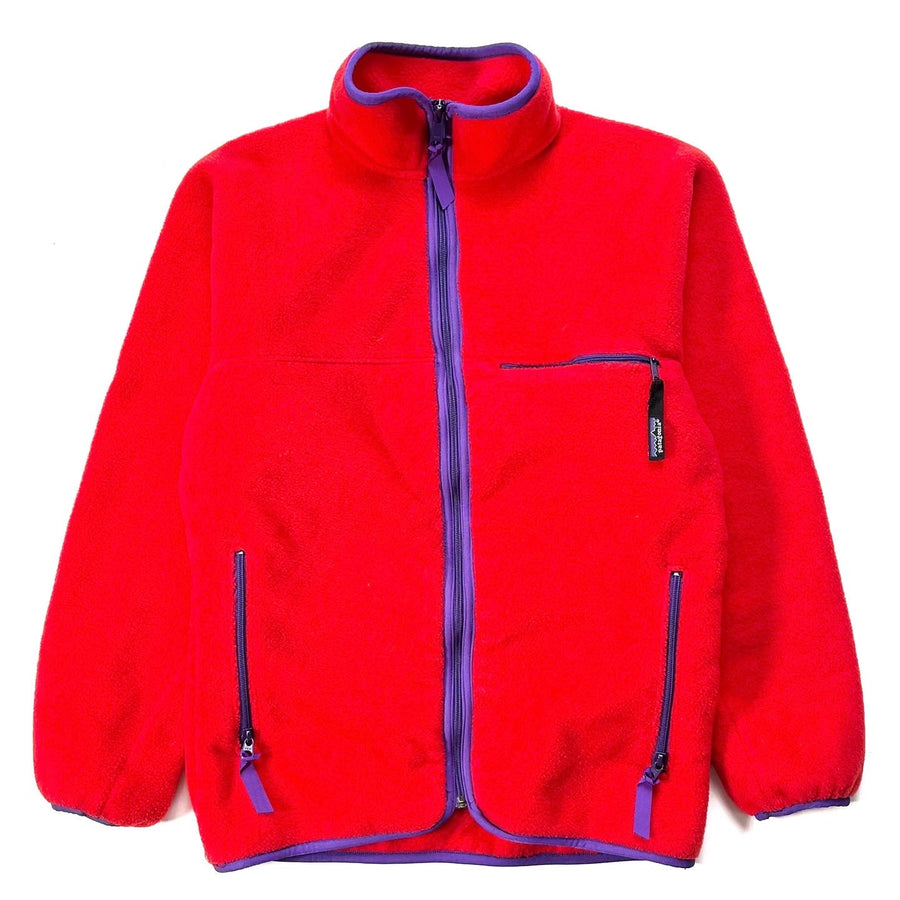 1988 Patagonia Made In The U.S.A. Synchilla Cardigan, Grenadine (S/M)