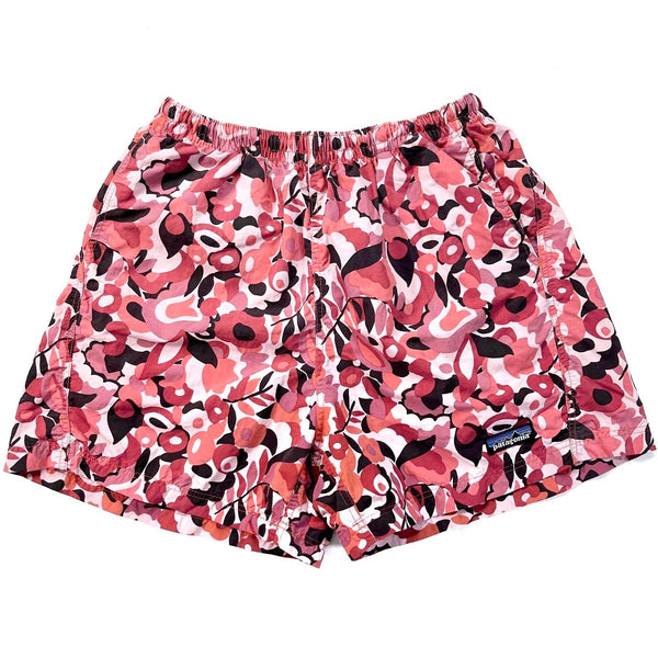 2004 Patagonia Mens 4” Printed Baggies Shorts, Floral Print (S)