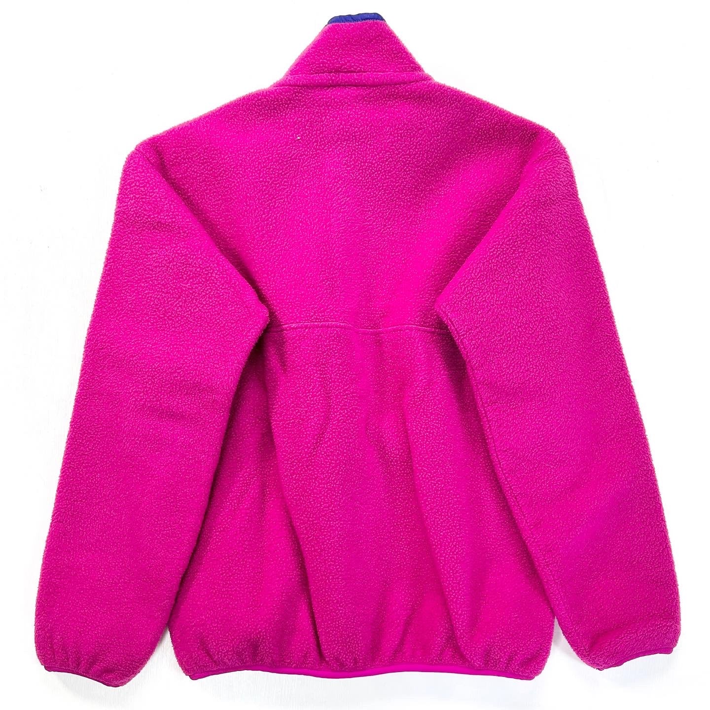 1992 Patagonia Synchilla Snap-T Pullover, Pinko & Cobalt (S)