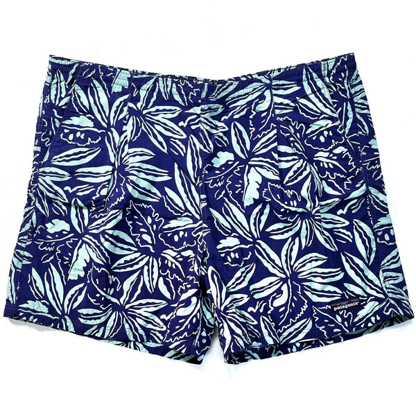1994 Patagonia Mens 5” Printed Baggies Shorts, Tropical (XXL/40)