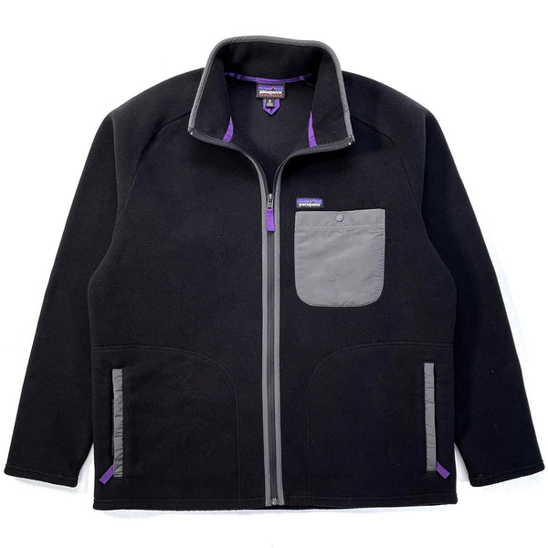 2018 Patagonia Mens Karstens Fleece Jacket, Black (XL)