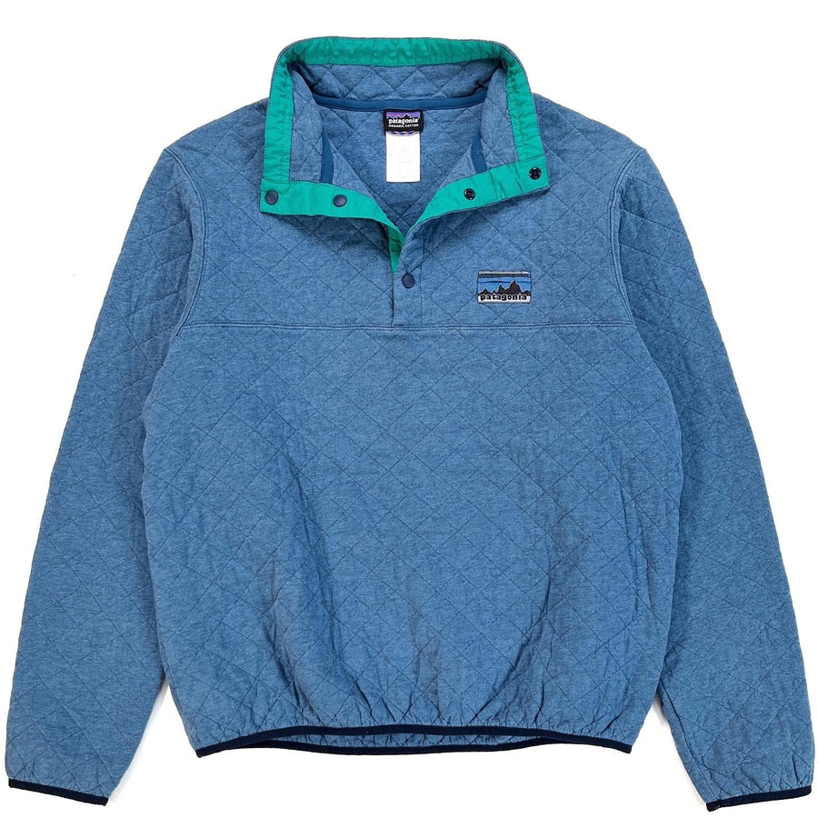 2015 Patagonia Legacy Diamond Quilt Snap-T, Glass Blue (M)
