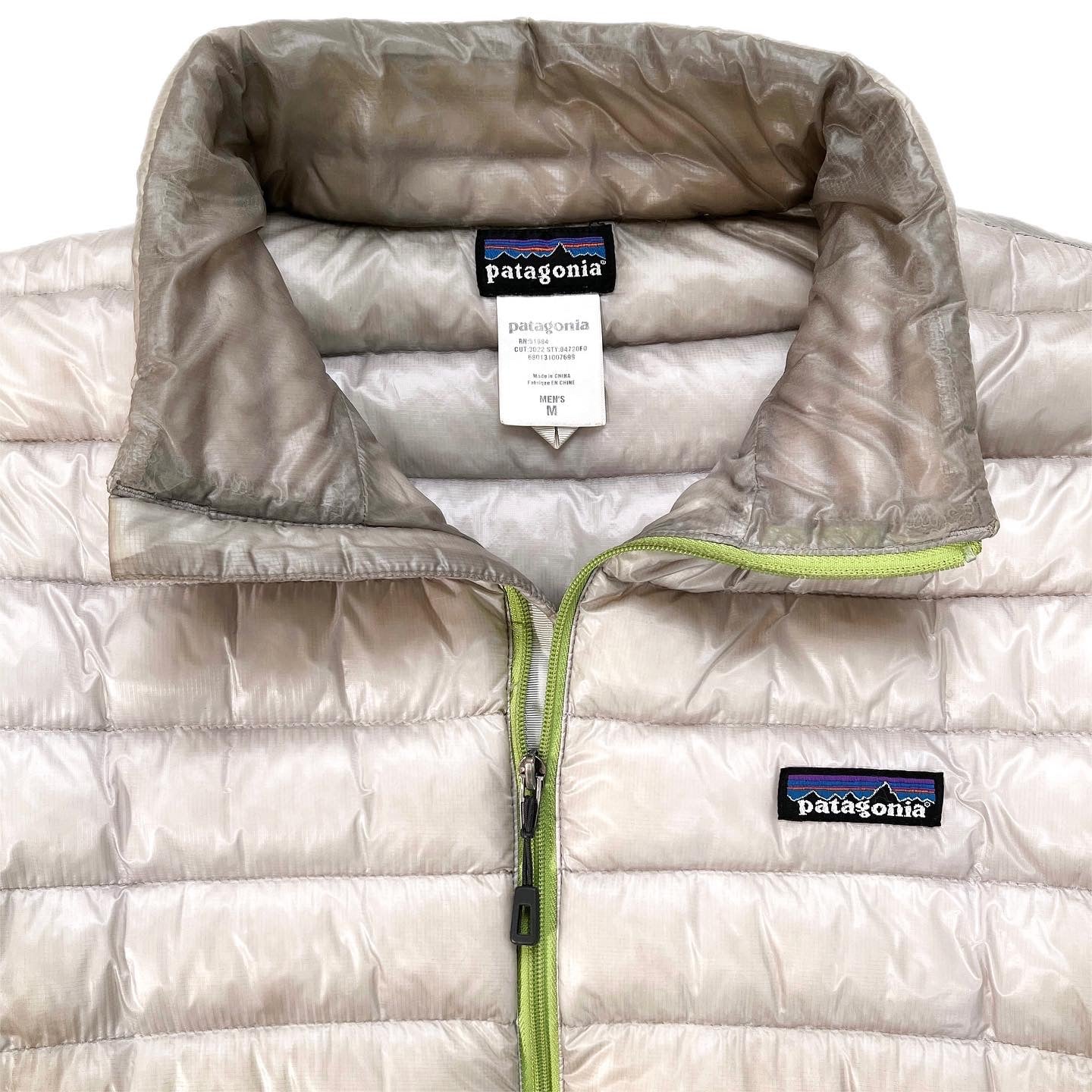 2010 Patagonia Mens Special Edition Down Jacket, Fog (M)