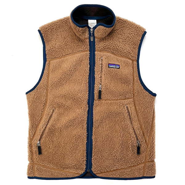 2007 Patagonia Mens “Lost Arrow” Retro Pile Vest, Brown (M)