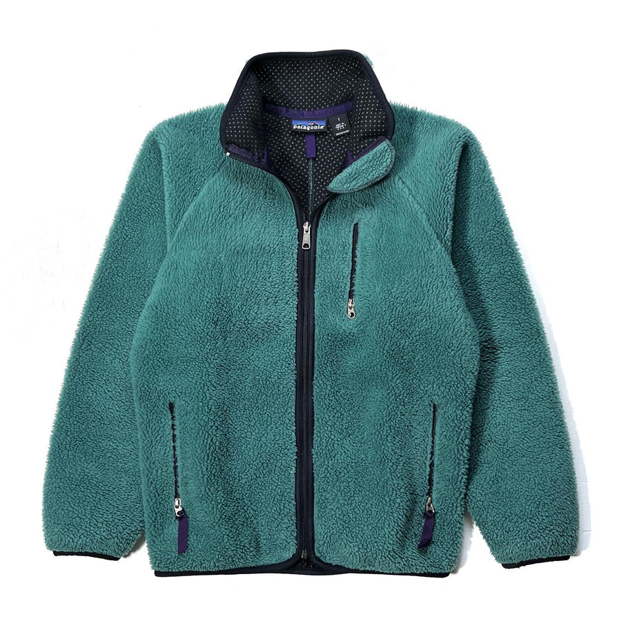 1997 Patagonia Made In The U.S.A. Retro Pile Cardigan, Fir Green (S)