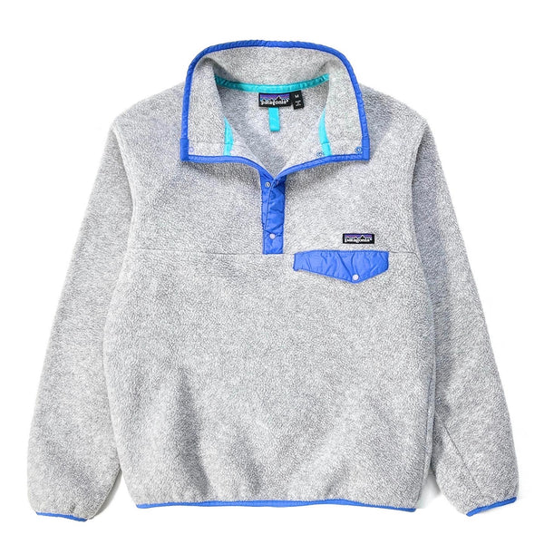 1991 Patagonia Made In The U.S.A. Synchilla Snap-T, Heather Grey (M)