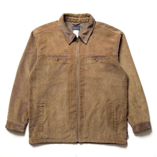 2006 Patagonia Mens Corduroy Synchilla Jacket, Brown (L)