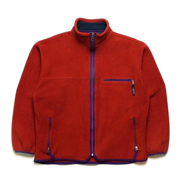 SP’94 Patagonia Synchilla Cardigan, Red/Purple (L)