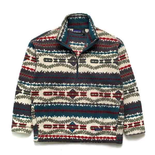 1994 Patagonia Printed Synchilla, Sacajawea: Ivory (M)