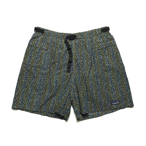 SP01 Patagonia 5” Printed River Shorts, Maori: Sagebrush (XL/L)