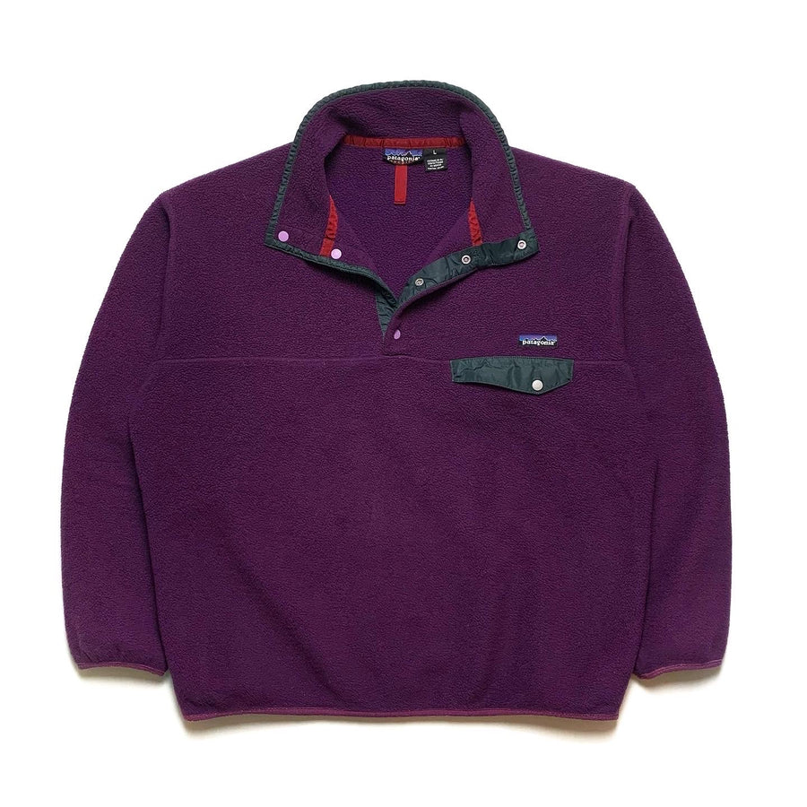 FA’98 Patagonia Synchilla Snap-T, Eggplant (L)