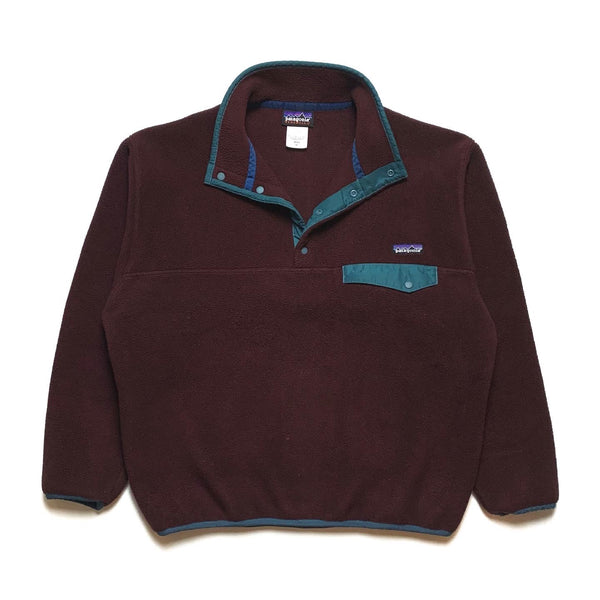 FA’09 Patagonia Synchilla Snap-T, Dark Brown/Blue (M Fits L)