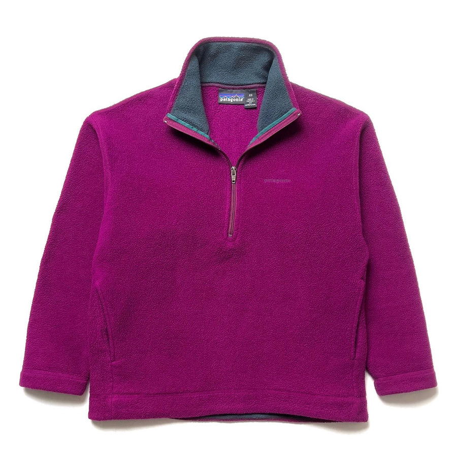 1994 Patagonia Made In The U.S.A. Synchilla Sweater, Plum (XS/S)