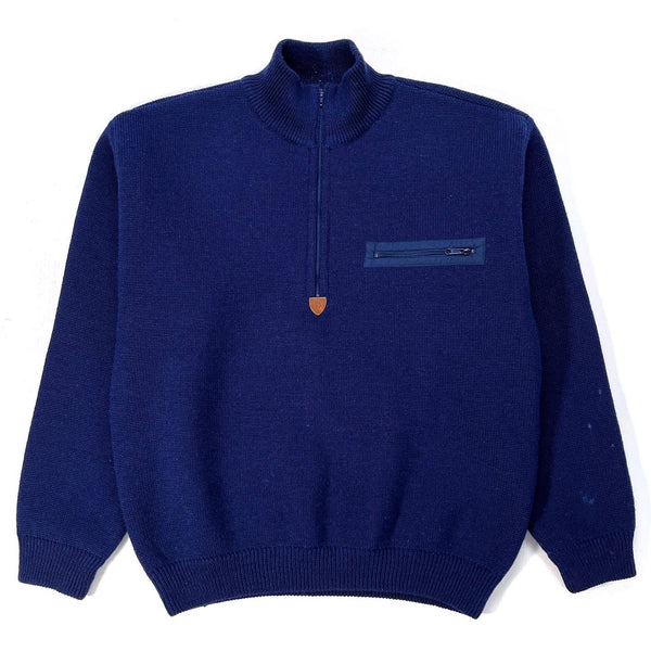 1998 Patagonia Alpiniste Wool Sweater, Classic Navy (M/L)