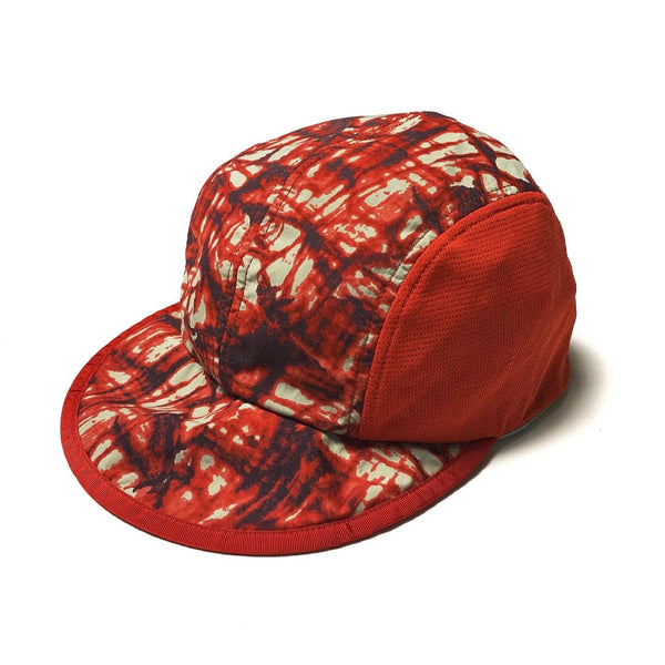 SP03 Patagonia 4-Panel Cycling Cap, Orange/White (M)