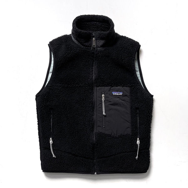 2000 Patagonia Made In The U.S.A. Classic Retro-X Vest, Black (S)