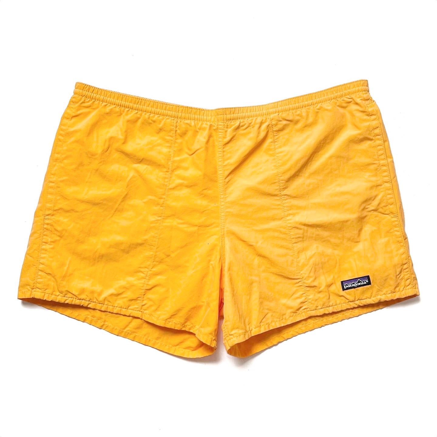 Spring/Summer 1991 Patagonia 3.5” Baggies Shorts, Yellow (XL/XXL)