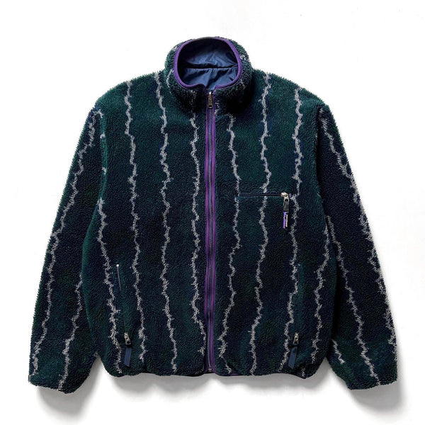 1997 Patagonia Pile Glissade Cardigan, Thunder: Hunter (L)