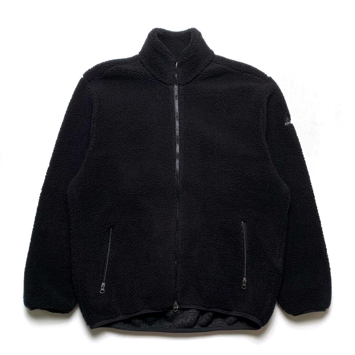 2000s Nike ACG Grey Tag Sherpa Full-Zip Jacket, Black (L)