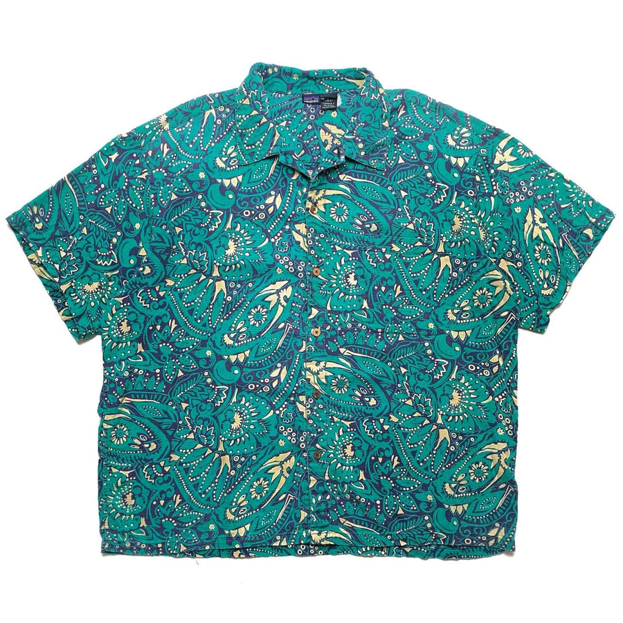 Spring/Summer 1995 Patagonia A/C Shirt, Hidden Fish (XL)