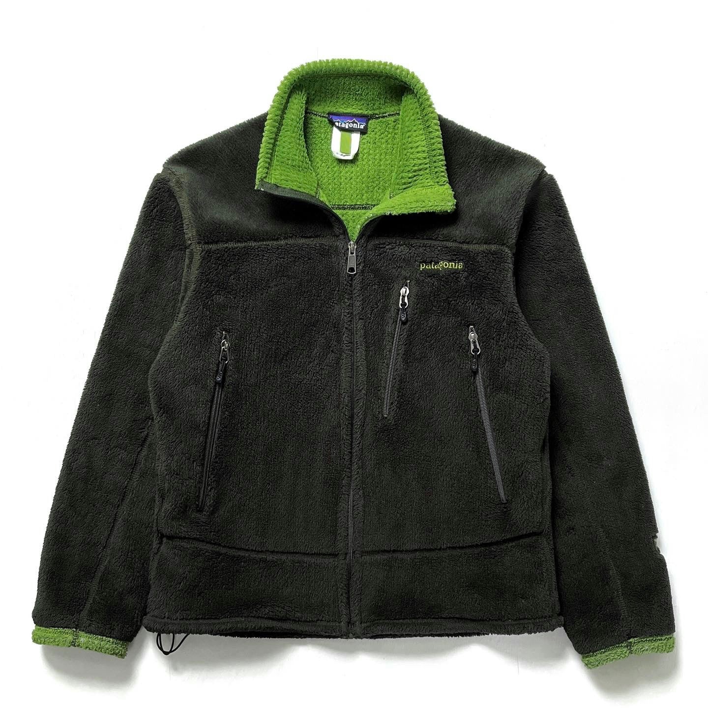 2004 Patagonia Mens R4 High-Pile Regulator Fleece Jacket, Loden (S)