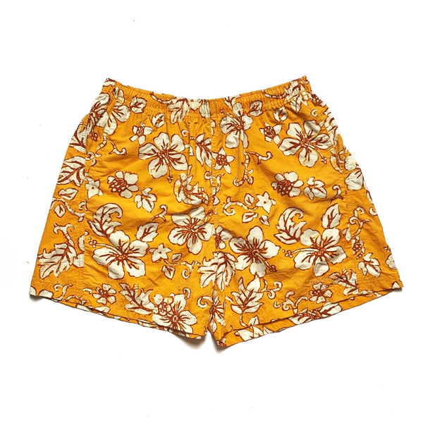 SP’01 Patagonia 4” Baggies Shorts, Tropical Pattern (M)