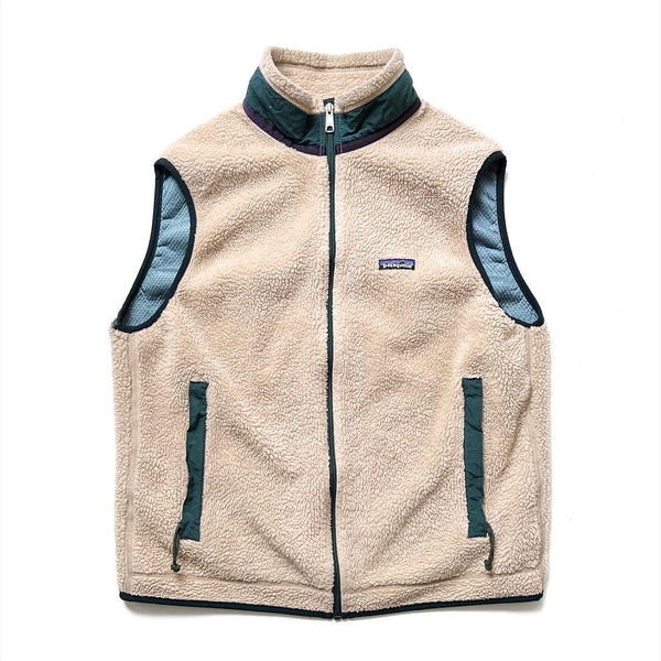 1997 Patagonia Classic PEF Retro-X Vest, Natural & Hunter (M/L)