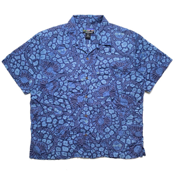 2001 Patagonia Pataloha Organic Cotton A/C Print Shirt (L/XL)