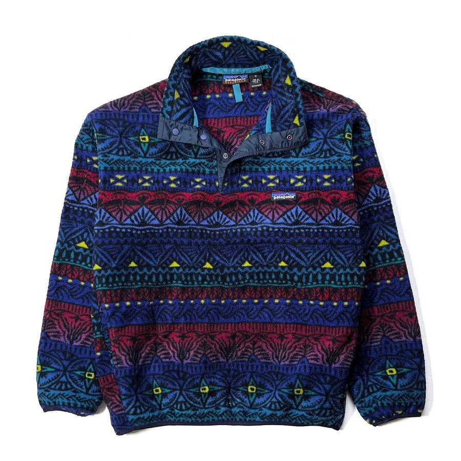 1997 Patagonia Printed Synchilla Snap-T, Tradewinds: Blueberry (M)