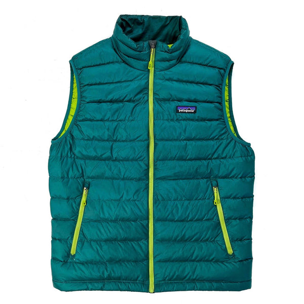 2015 Patagonia Mens Down Sweater Vest, Arbor Green (M)