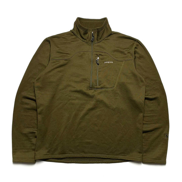 FA12 Patagonia R1 Regulator Pullover, Retro Khaki (L/M)