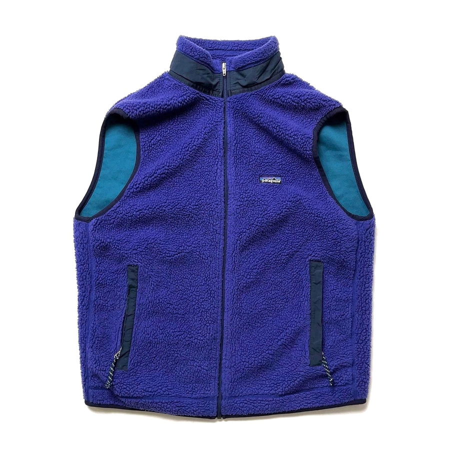 Spring 1997 Patagonia Retro-X Vest, Cobalt & Dark Teal (L/XL)
