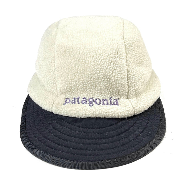 2001 Patagonia Synchilla Duckbill Cap, Oatmeal Heather & Black (M)