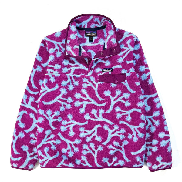 2018 Patagonia Womens Printed Synchilla Snap-T, Joshua Tree (S)