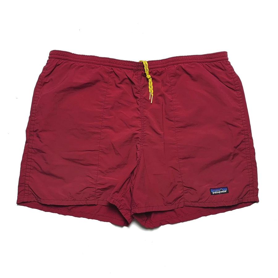 1990s Patagonia 3.5” Baggies Shorts, Cranberry Red (L)