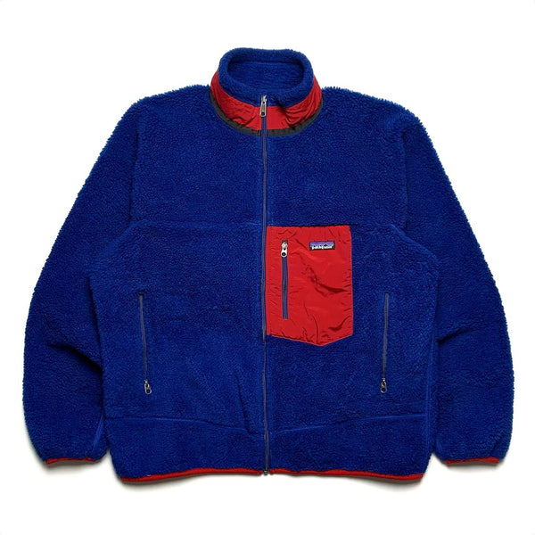 FA10 Patagonia Retro-X Jacket, Royal Blue/Red (L)