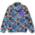 2023 Patagonia Womens Printed Synchilla Snap-T, Pitch Blue (M)