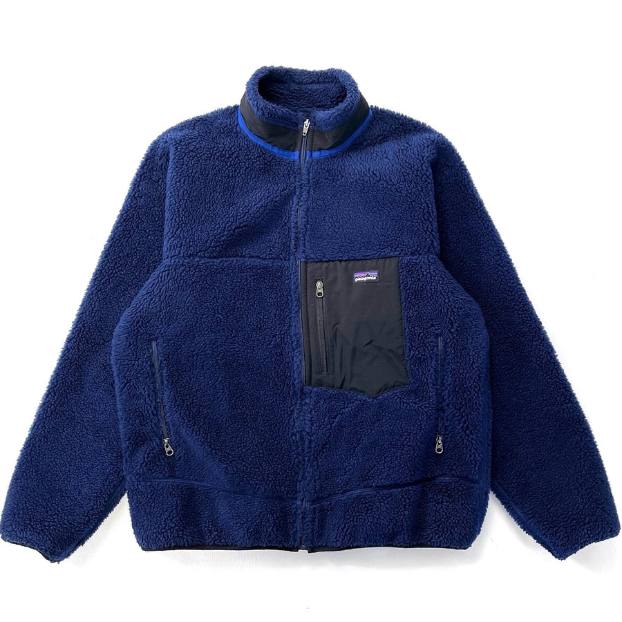 2013 Patagonia Classic Retro-X Fleece Jacket, Classic Navy & Red (L)