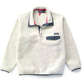 2001 Patagonia Synchilla Snap-T, Oatmeal Heather & Carbon (M)