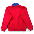 1988 Patagonia Synchilla Half-Zip Fleece Sweater, Red & Cobalt (M)