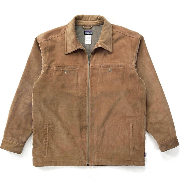 2007 Patagonia Mens Fleece-Lined Corduroy Jacket, Brown (L)
