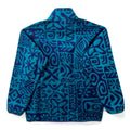 1995 Patagonia Printed Synchilla Snap-T, Island Block: Dark Teal (L)